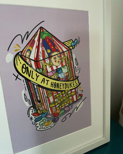 lazybones artprint - Only at Honeydukes