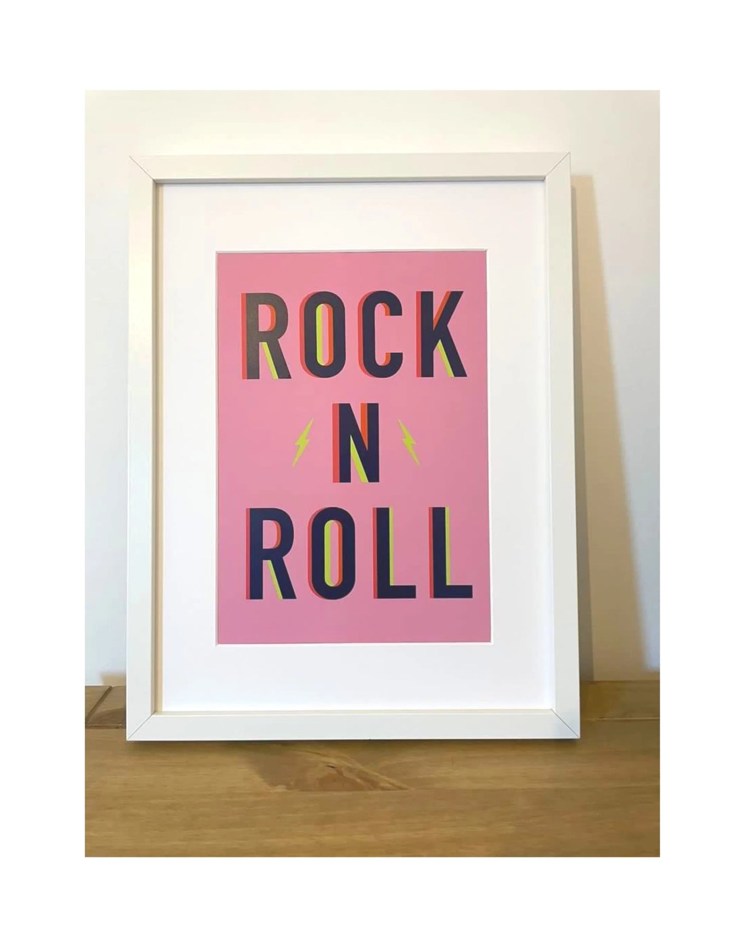 lazybones artprint - 'Rock n Roll'