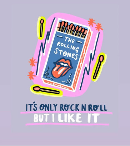 lazybones artprint - The rolling Stones